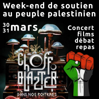 Week-end de soutien au peuple palestinien [Concerts - Films - Débats - Repas]